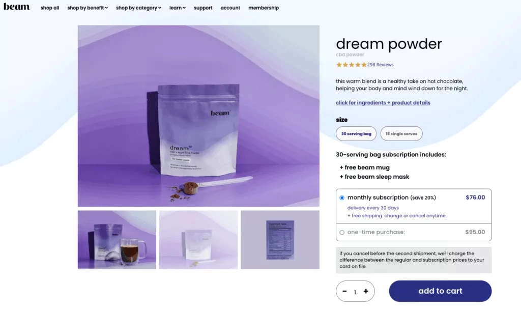 description de produit ecommerce exemple beam Comment rédiger des descriptions de produits puissantes qui maximisent les ventes ?