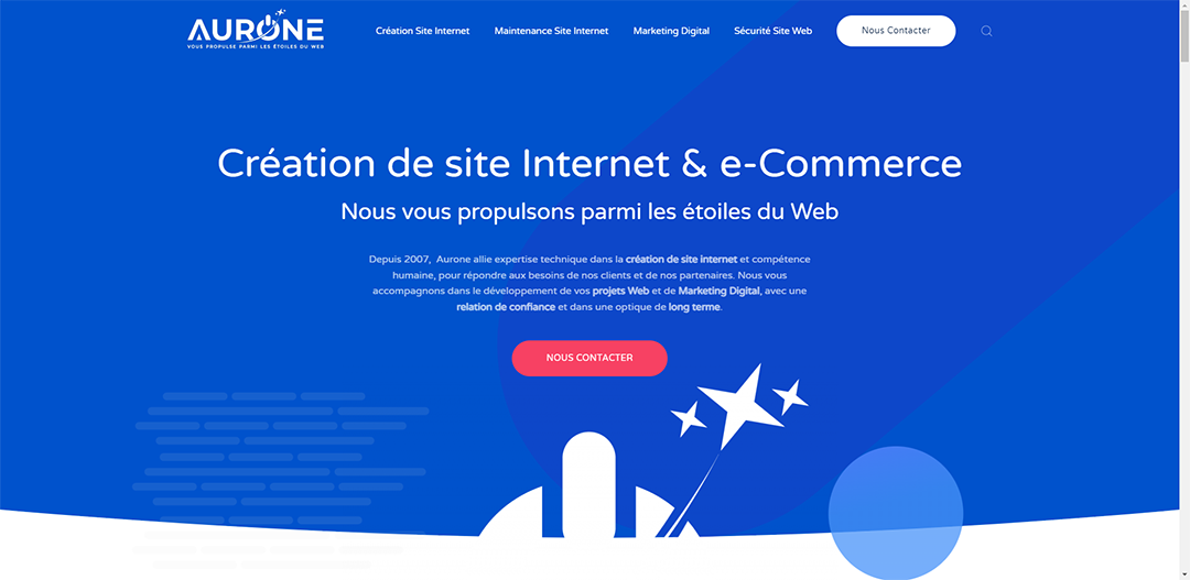 Nouveau site web WordPress agence web