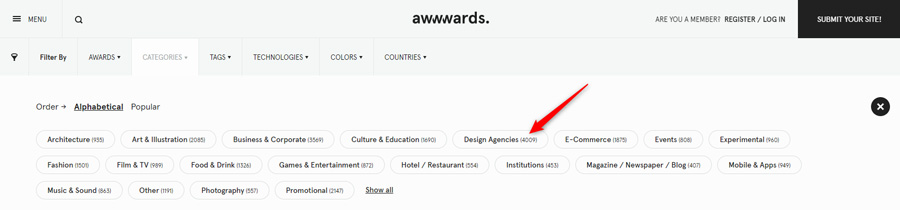 Donner du contexte dans la recherche de site web