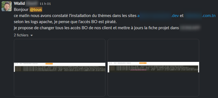 Alerte piratage WordPress