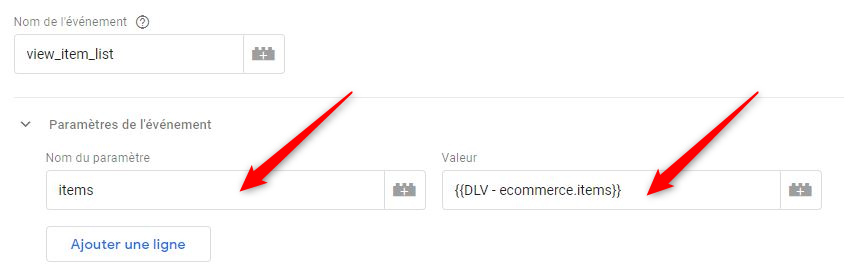 Configuration GA4 et GTM pour ecommerce