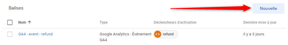 Google Analytics 4 ecommerce : nouvelle balise