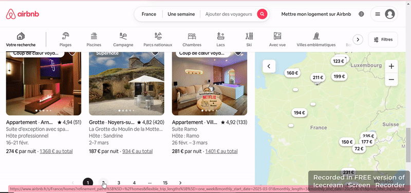 Airbnb transitions douces