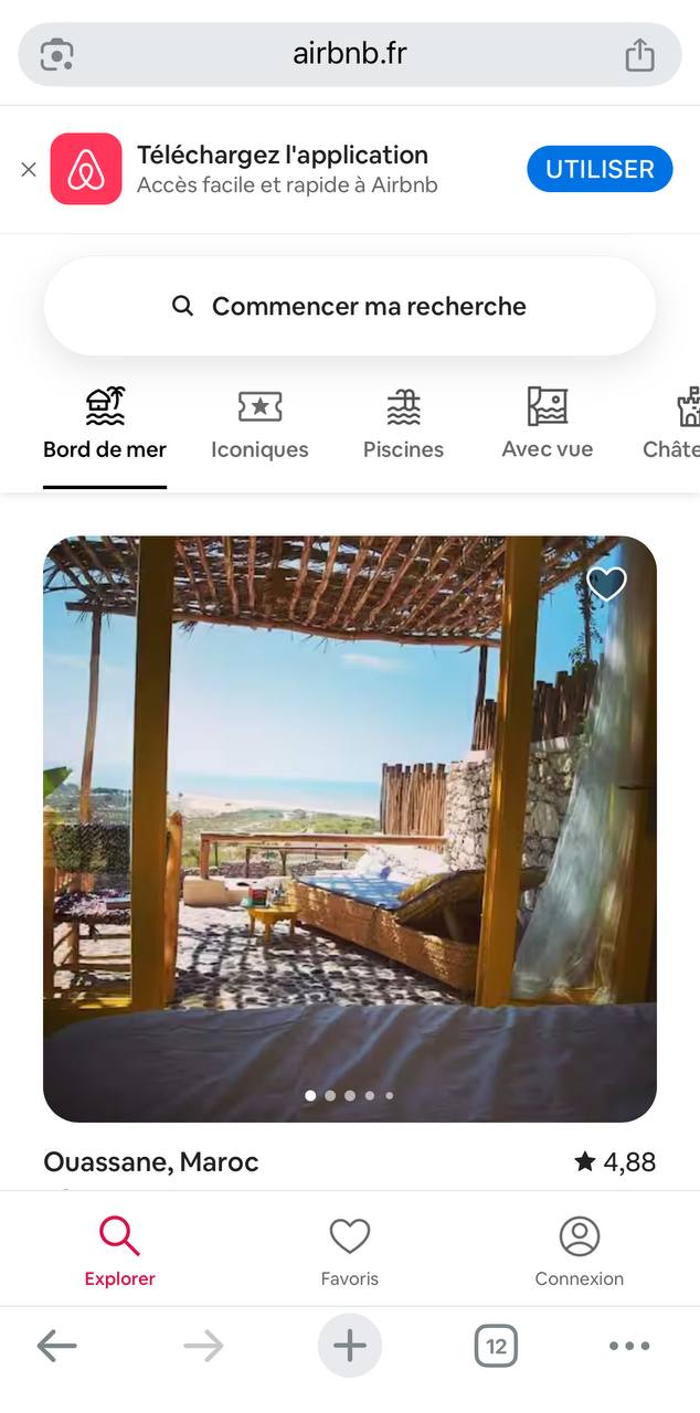 airbnb ux mobile