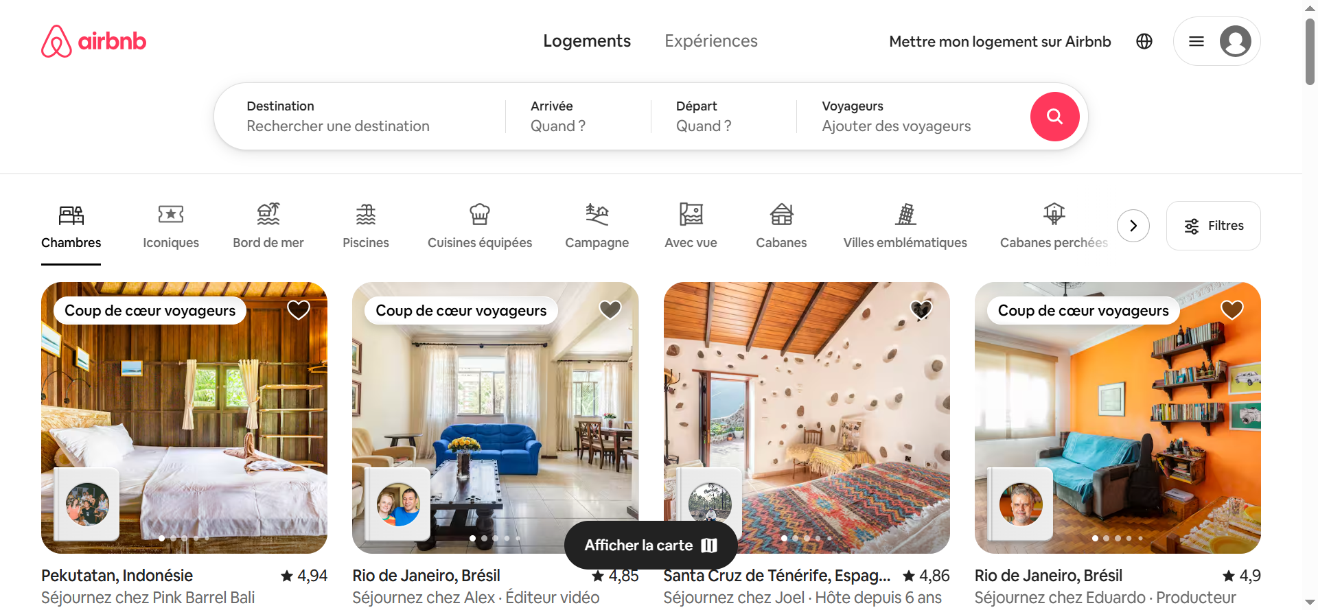 airbnb ux mobile