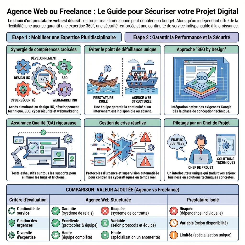Choisir une agence ou un freelance ?