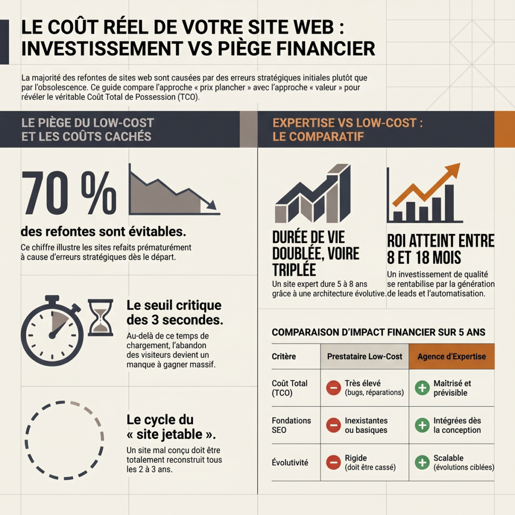 Combien coûte vraiment un site web ?