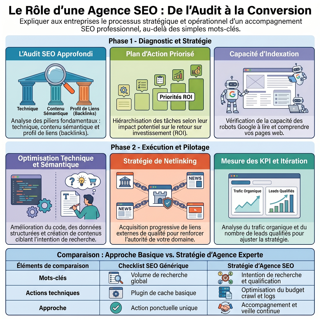 Infographie: Role d'une Agence SEO