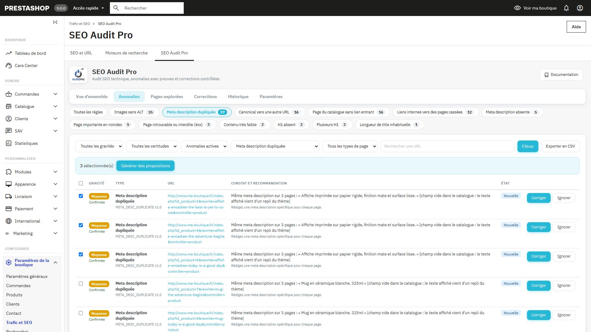 SEO Audit Pro – Module d’audit SEO PrestaShop – Image 4