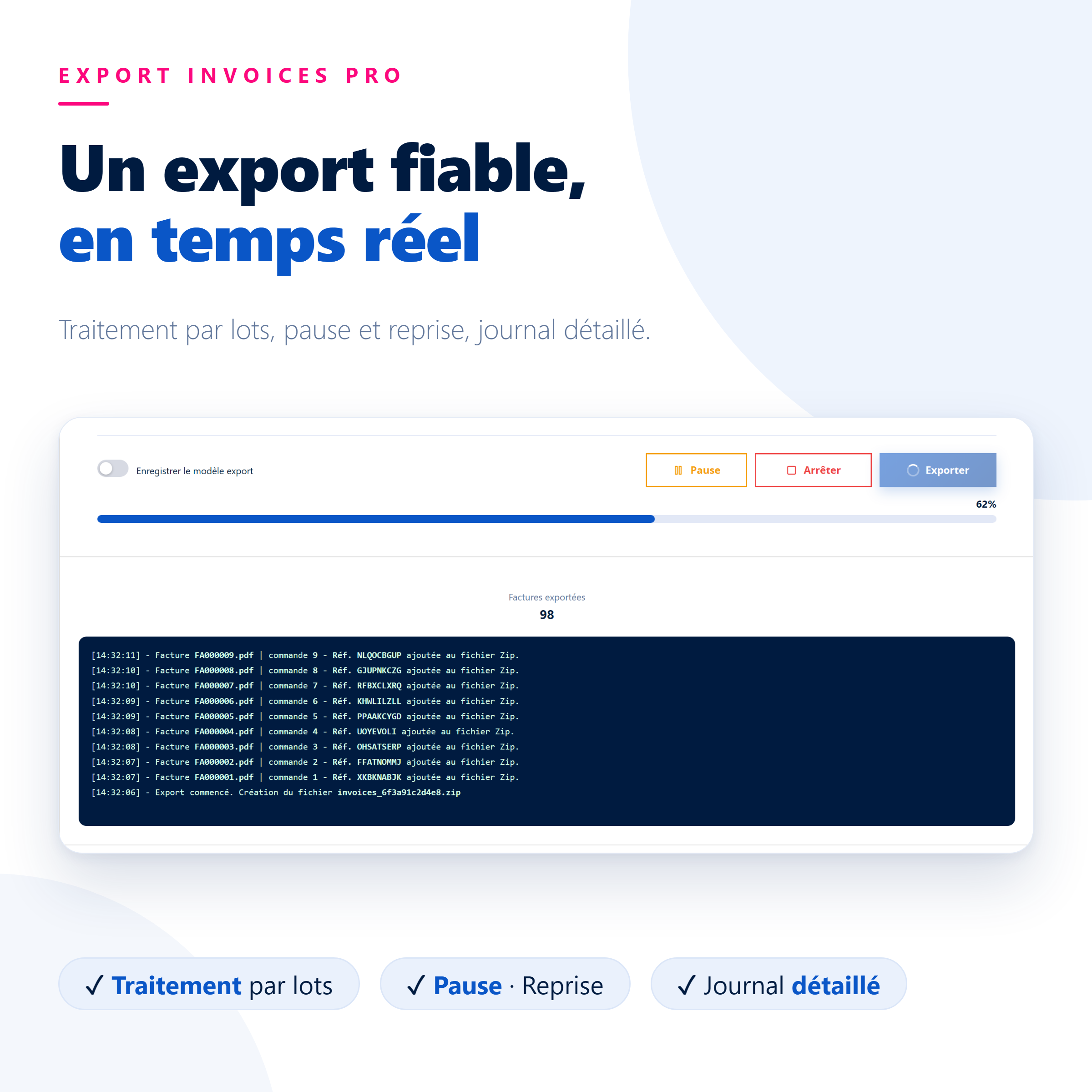 Export Invoices Pro – Export des factures PrestaShop – Image 4