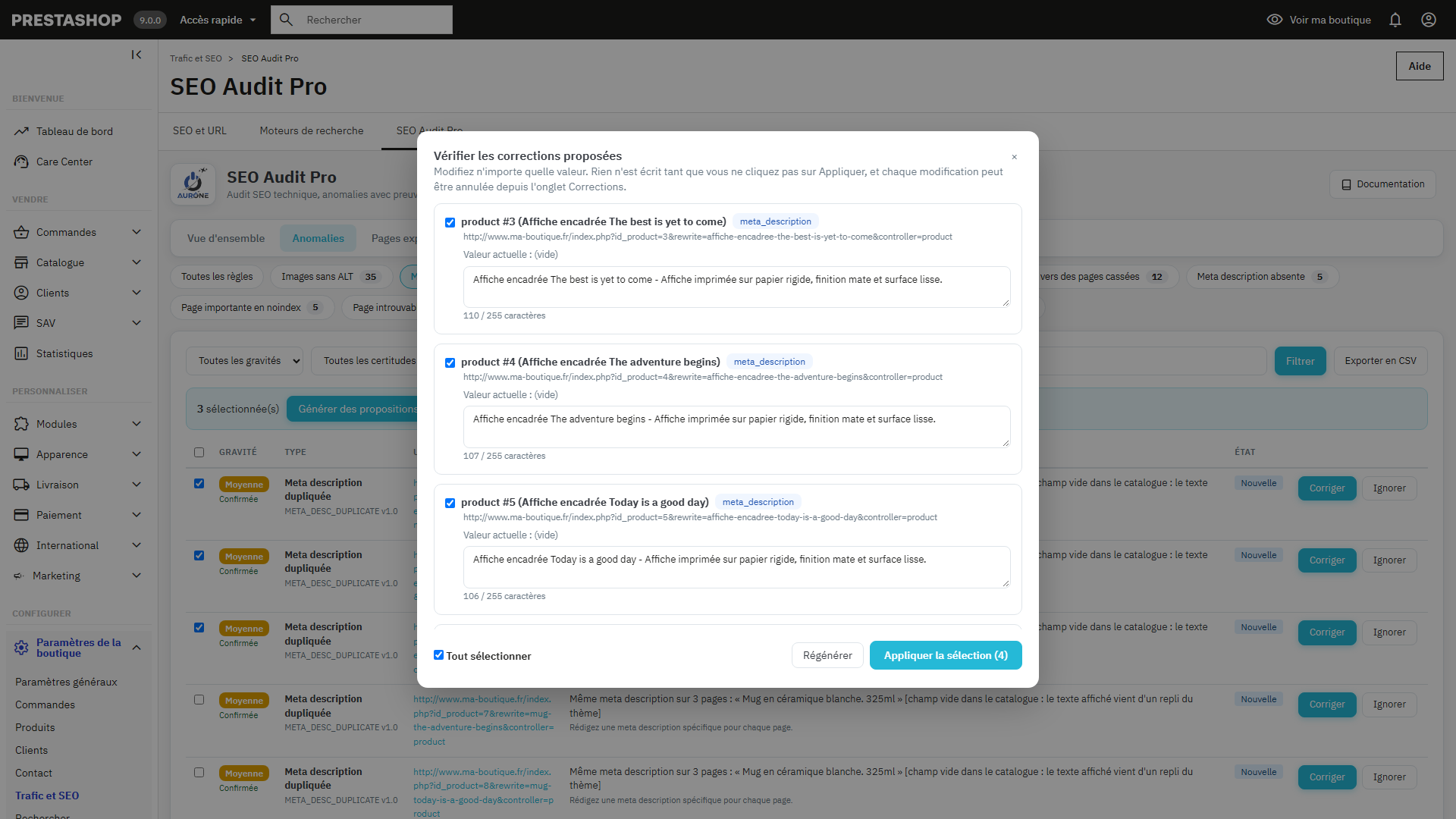 SEO Audit Pro – Module d’audit SEO PrestaShop – Image 5