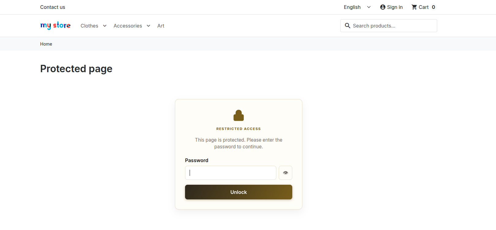 PageGuard – Pages protégées par mot de passe PrestaShop – Image 3