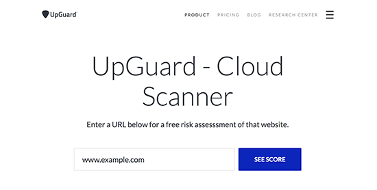 11 scanners securite upguardscanner Les 14 meilleurs scanners de sécurité WordPress pour détecter les codes malveillants et les hacks