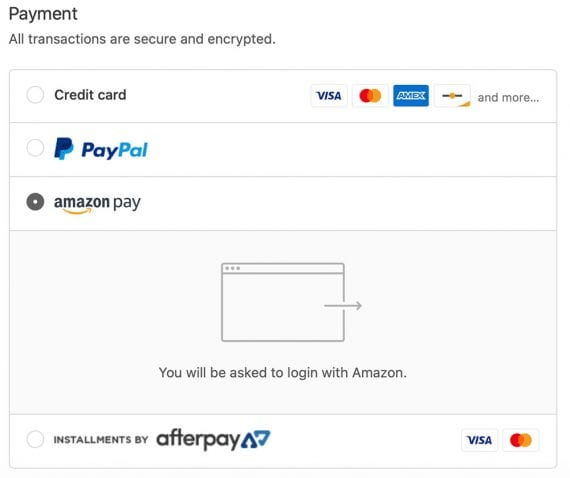 Options de paiement ecommerce