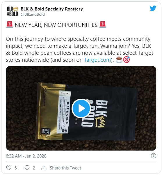 Tweet de BLK & Bold