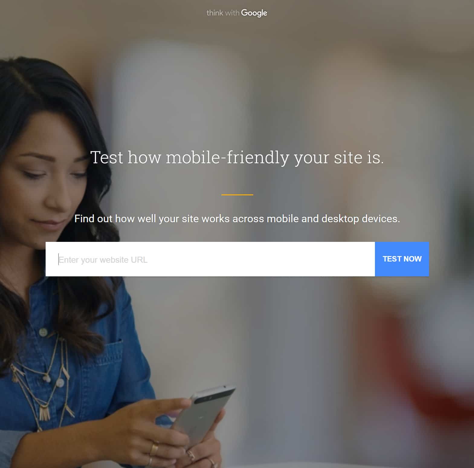Test rapidité site mobile avec Google Mobile website speed test